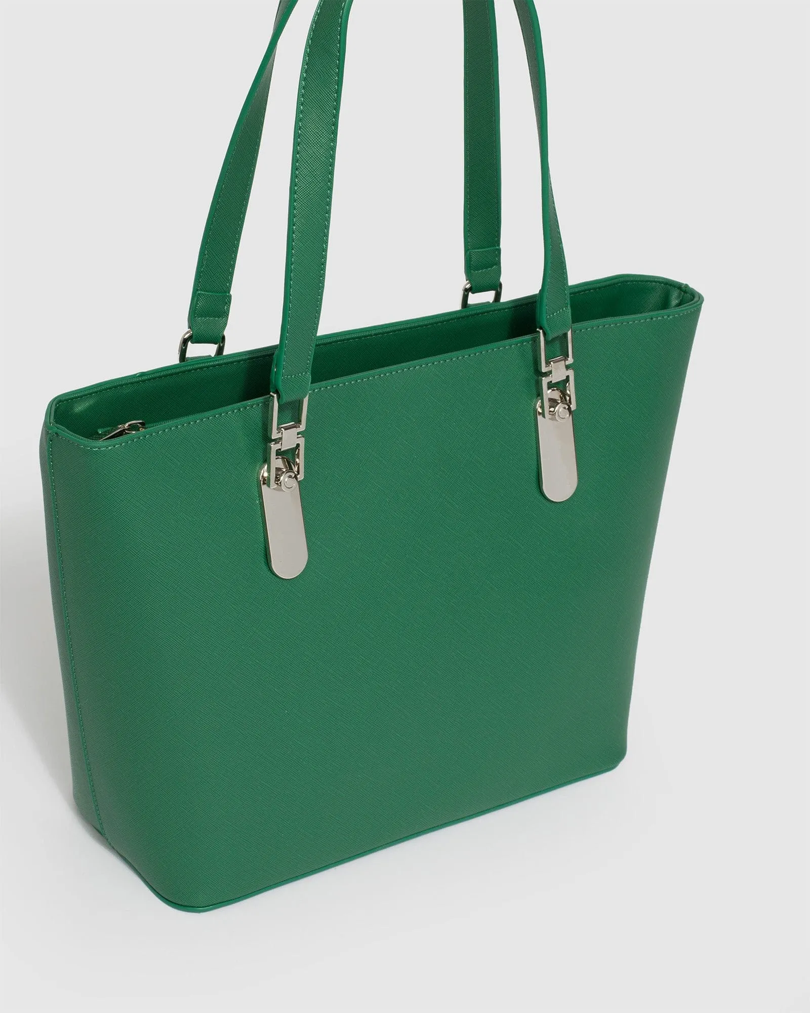 Aida Chain Green Tote Bag