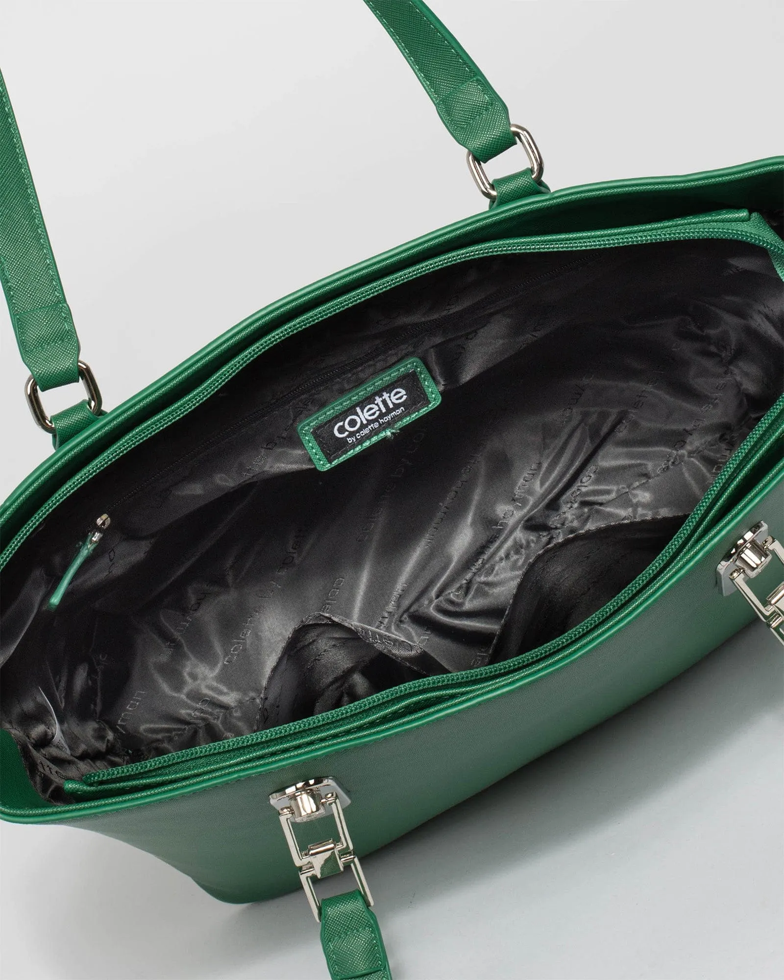 Aida Chain Green Tote Bag