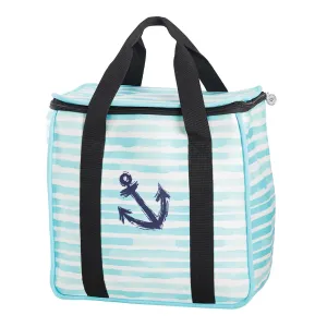 Anchor Stripe Large Cooler Bag