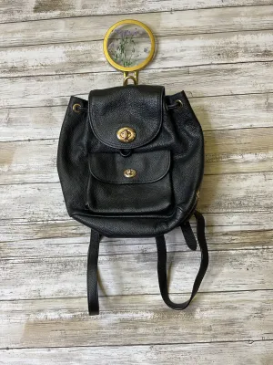 Backpack Designer By Coach In Black, Size:Small