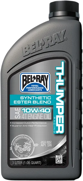 Bel Ray Thumper Racing Synthetic ESTER 10W-40 Blend 4T Engine Oil