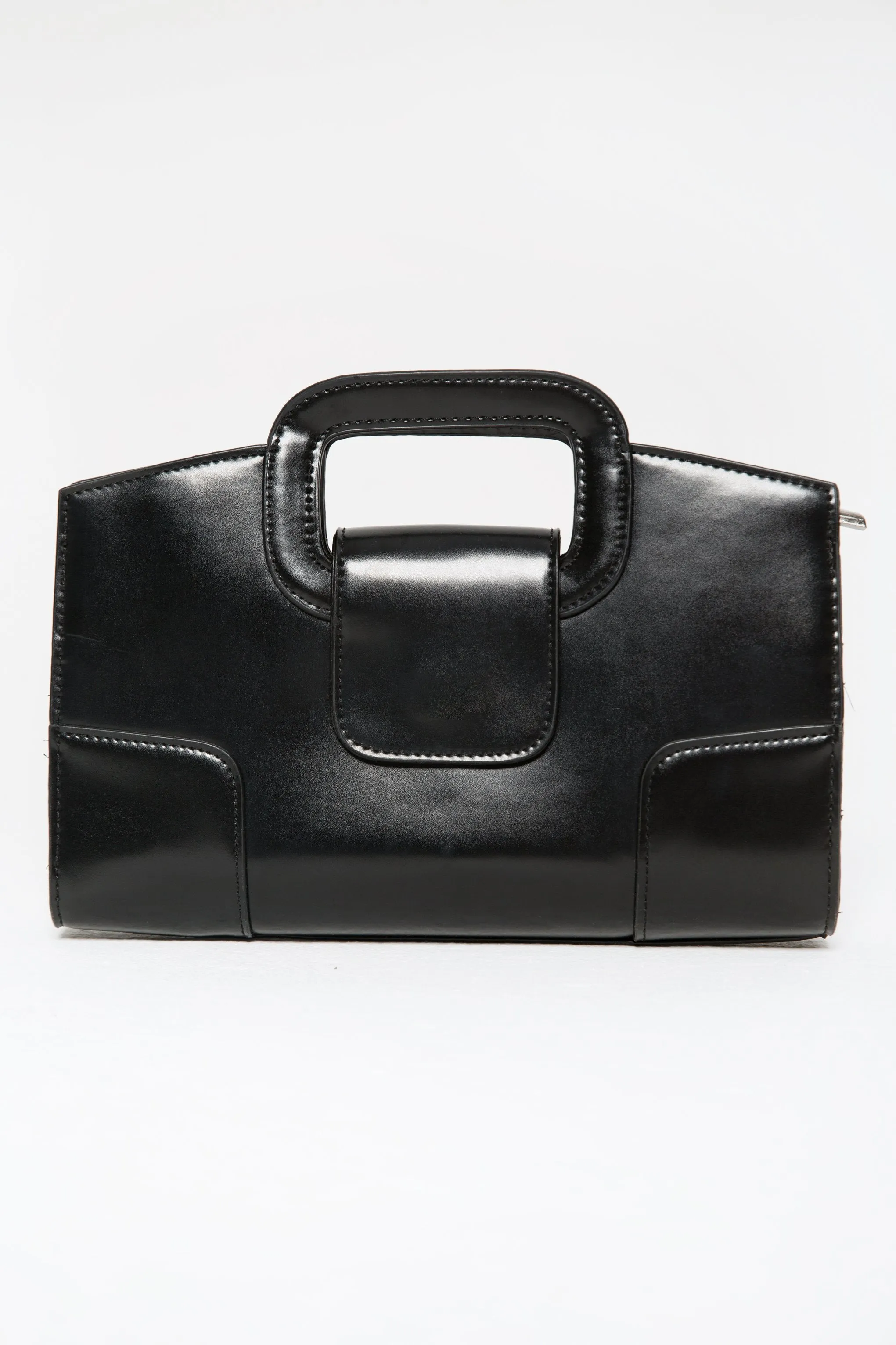 Black Statement Frame Bag