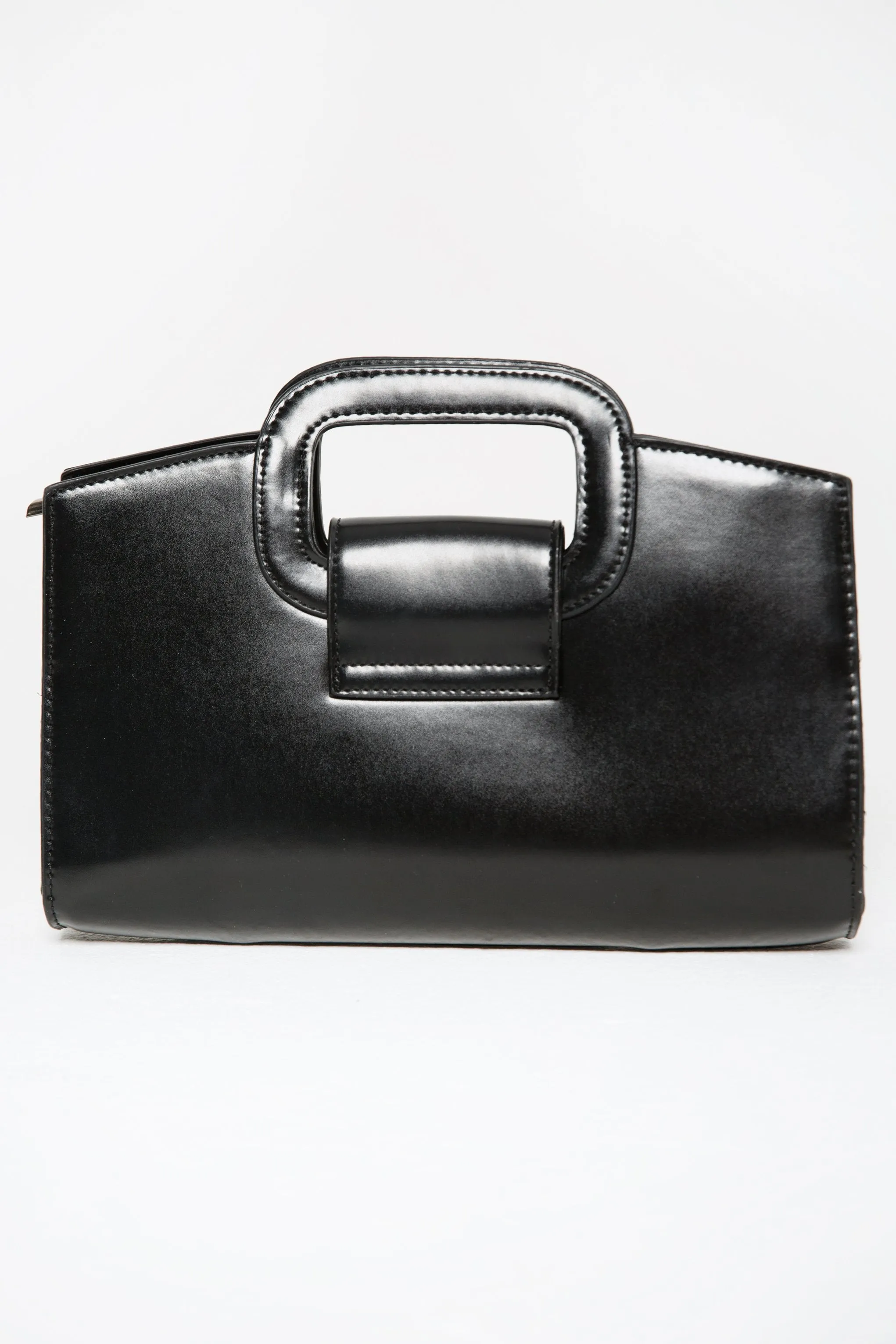 Black Statement Frame Bag