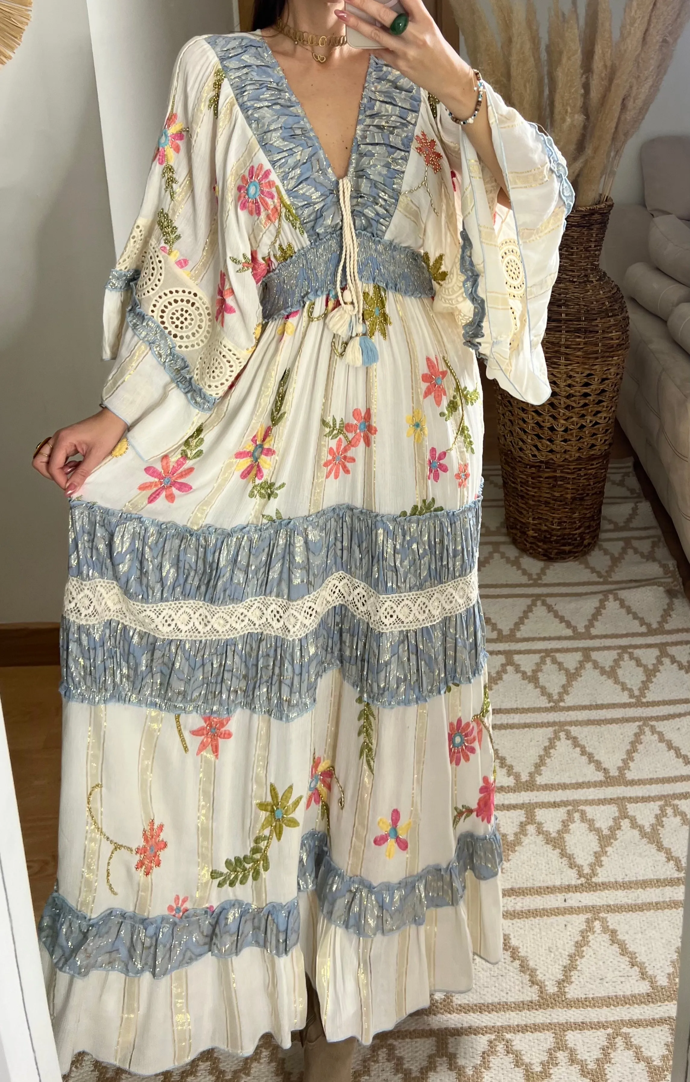 Boho Chic Maxi Dress  Romantic & Elegant