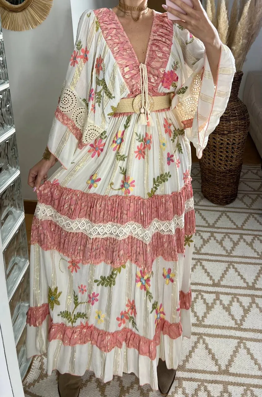 Boho Chic Maxi Dress  Romantic & Elegant