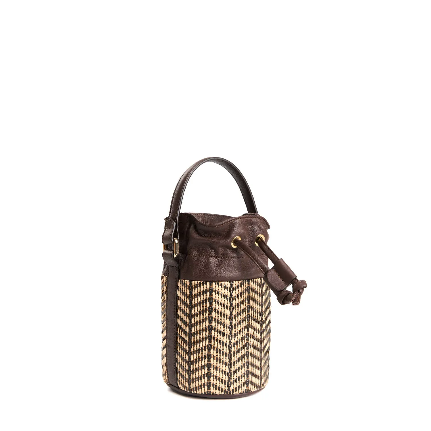 BROWN MINI BUCKET
