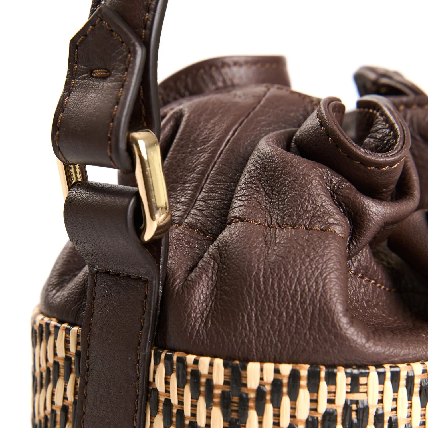 BROWN MINI BUCKET