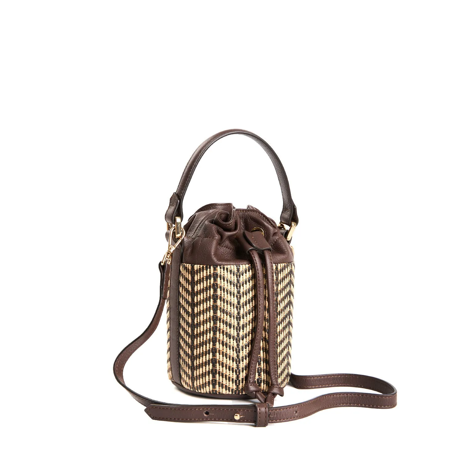 BROWN MINI BUCKET