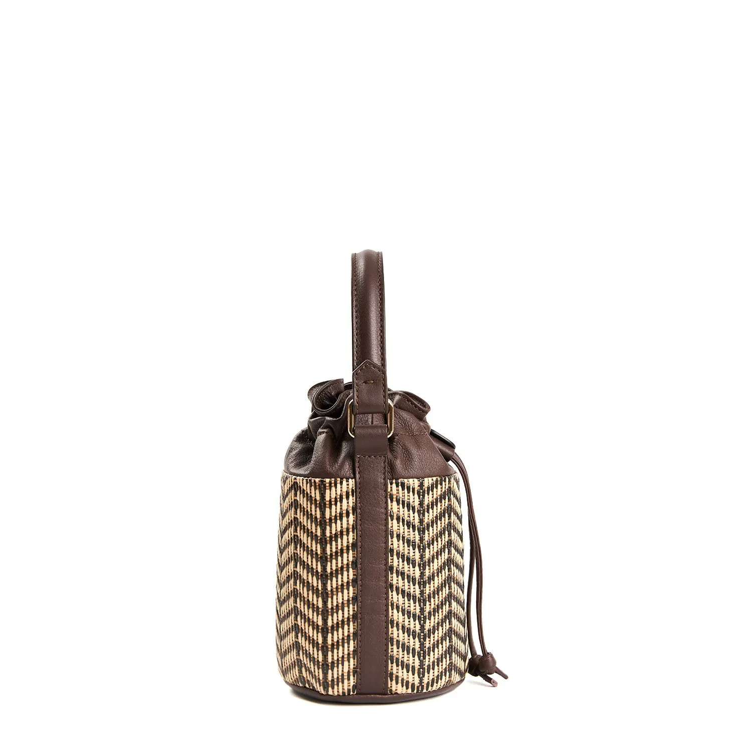 BROWN MINI BUCKET