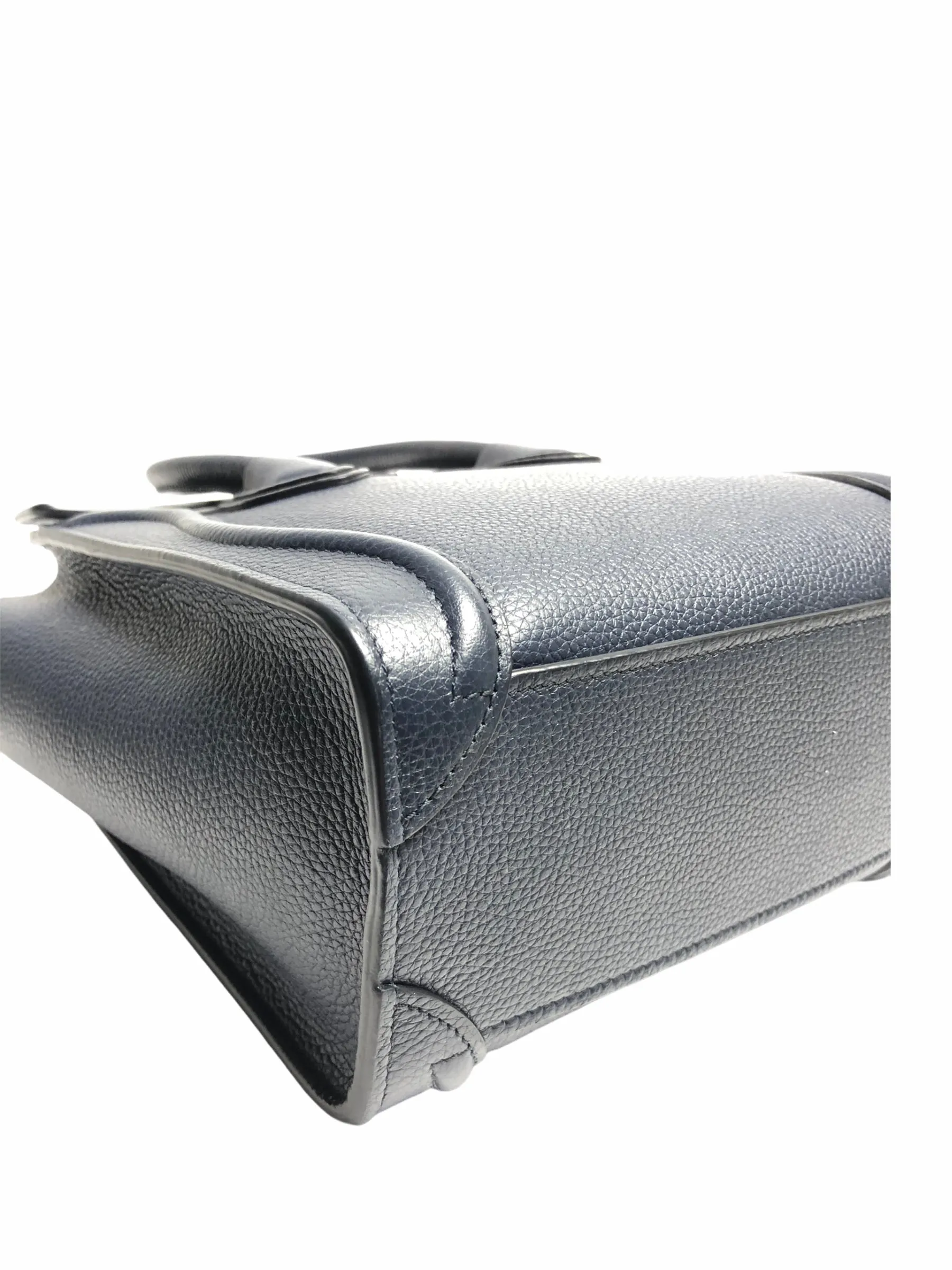 Celine Navy Leather Nano Luggage Crossbody - As Seen on Instagram 29/10/2020