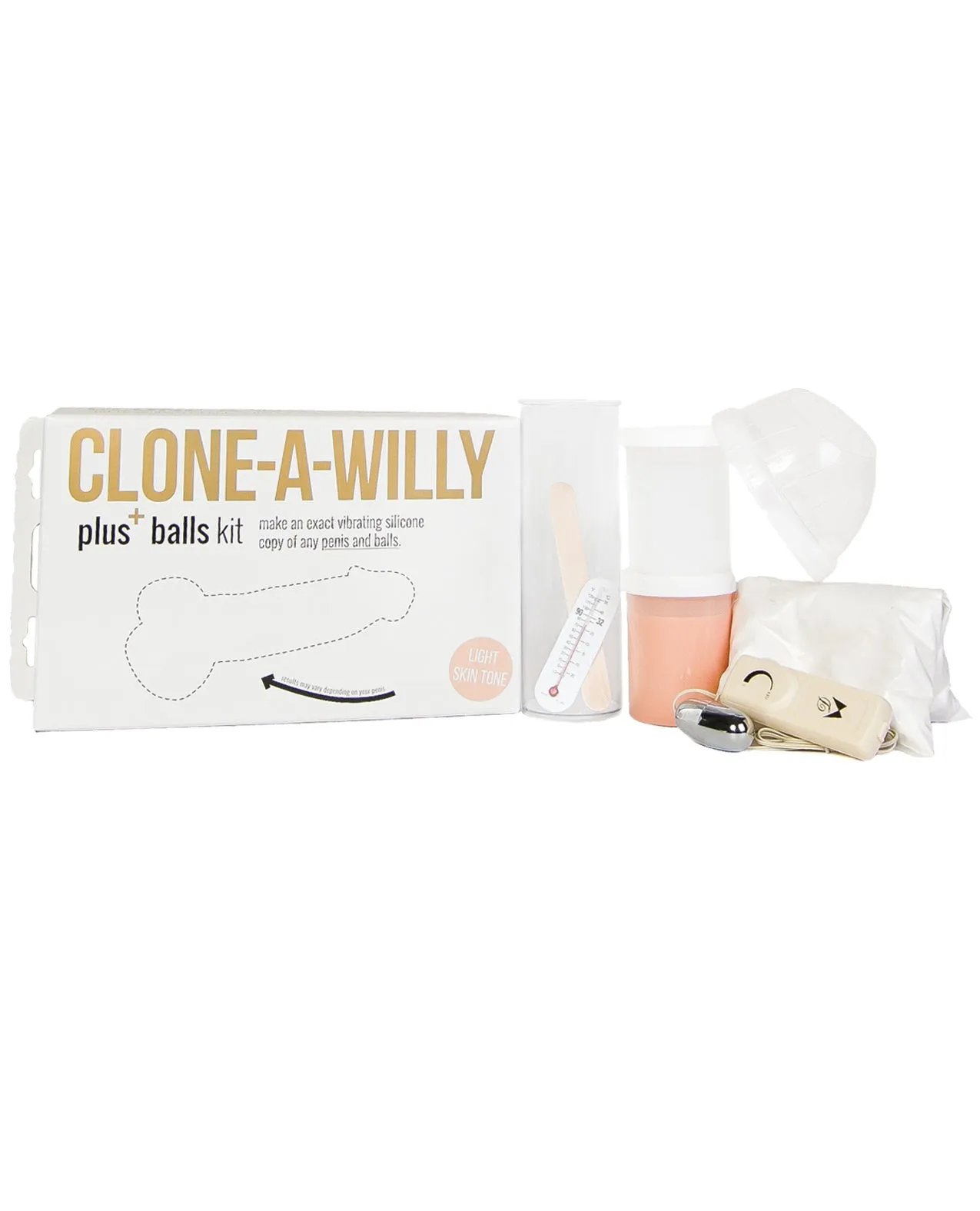 Clone-A-Willy Plus  Balls Kit - Light Tone