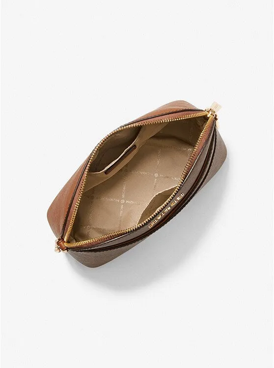 Crossbody bag Michael Michael Kors Jet Set Travel Medium Dome, light brown