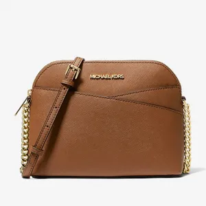 Crossbody bag Michael Michael Kors Jet Set Travel Medium Dome, light brown