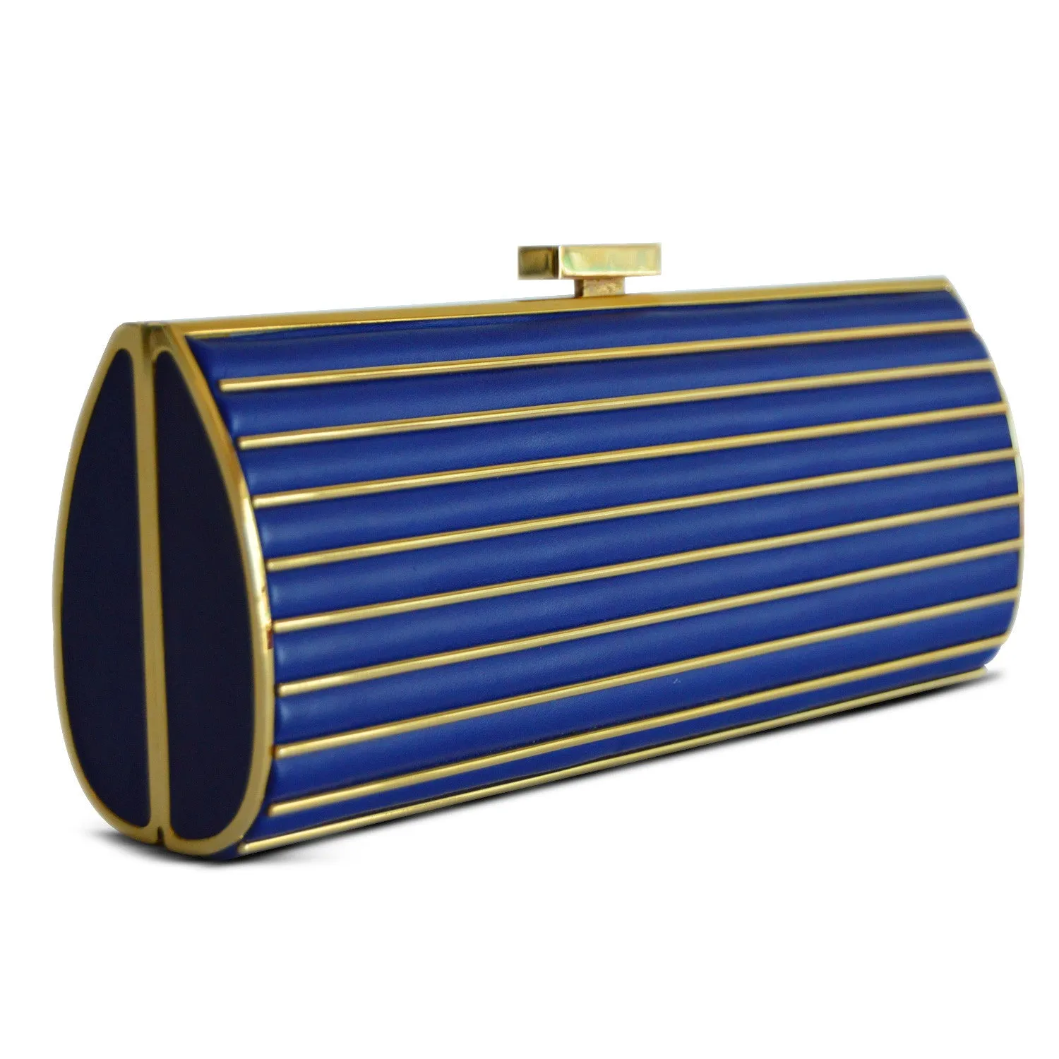 Elie Saab Stripped Clutch