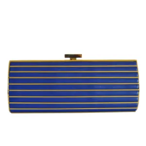 Elie Saab Stripped Clutch