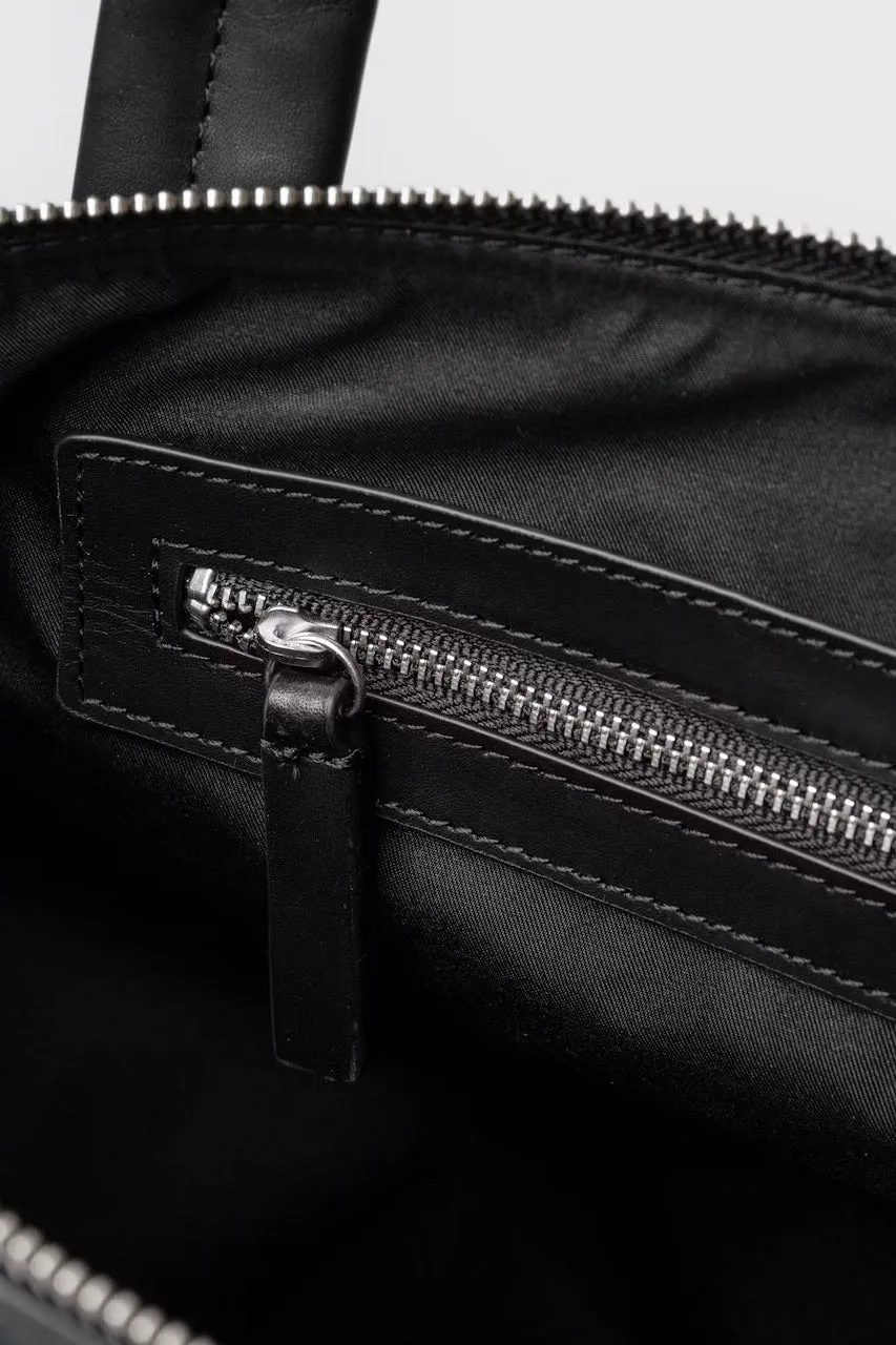 EVERYDAY Zipper Tote Bag black