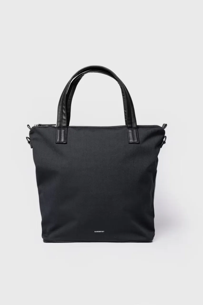EVERYDAY Zipper Tote Bag black