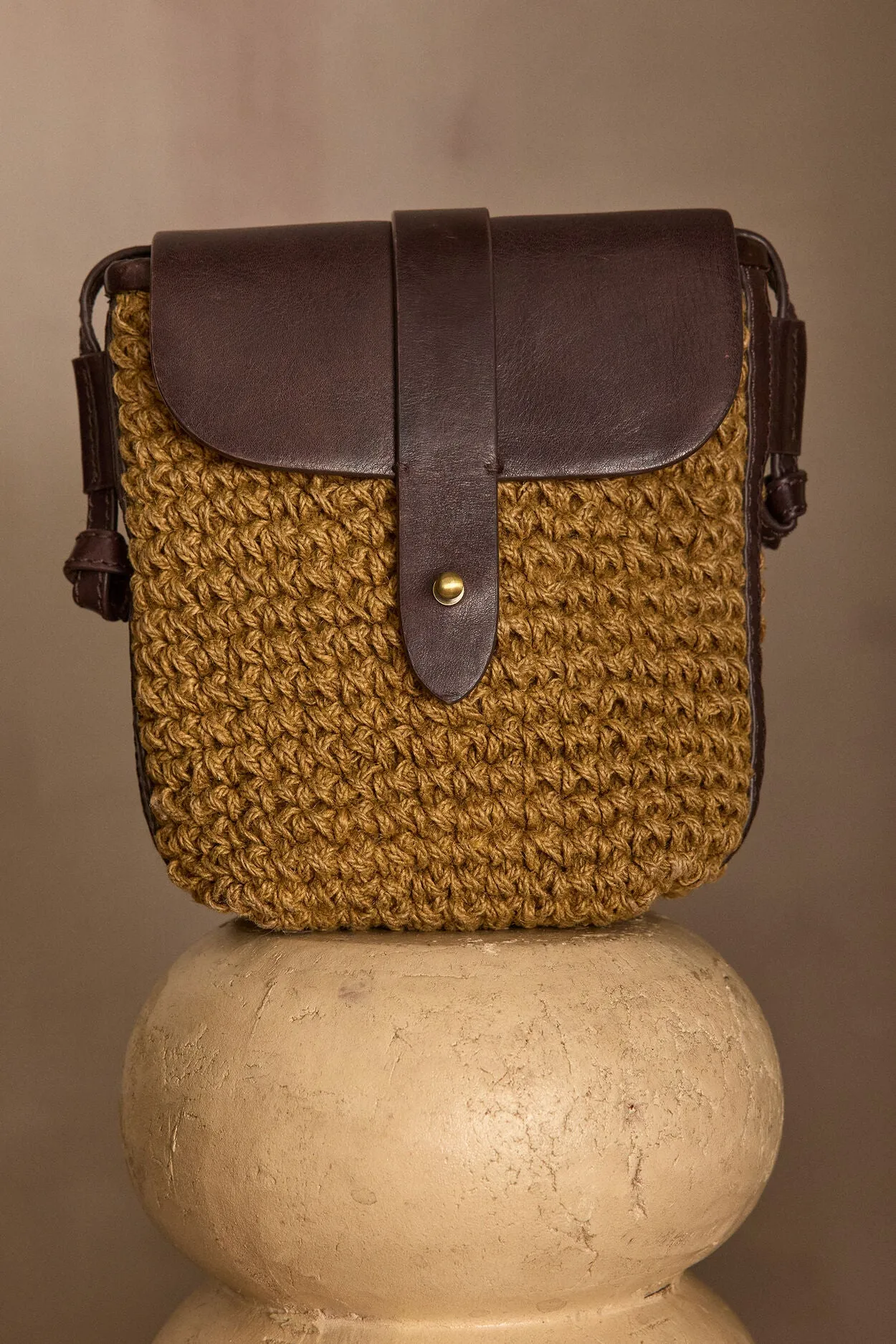 GABRIEL MINI JUTE SHOULDER BAG