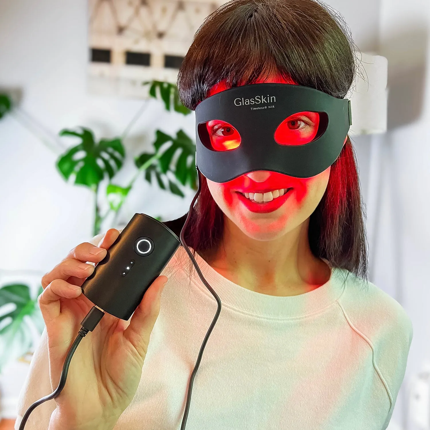 GlasSkin™ Timeless® NIR Red Light LED Mask for Skincare