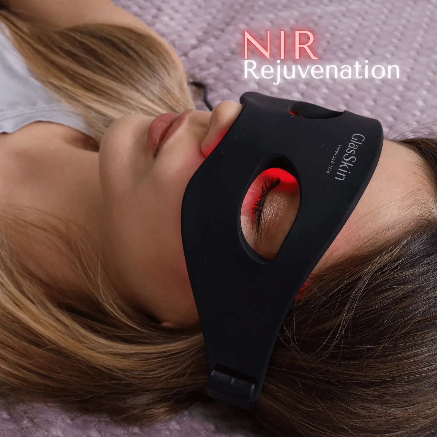 GlasSkin™ Timeless® NIR Red Light LED Mask for Skincare
