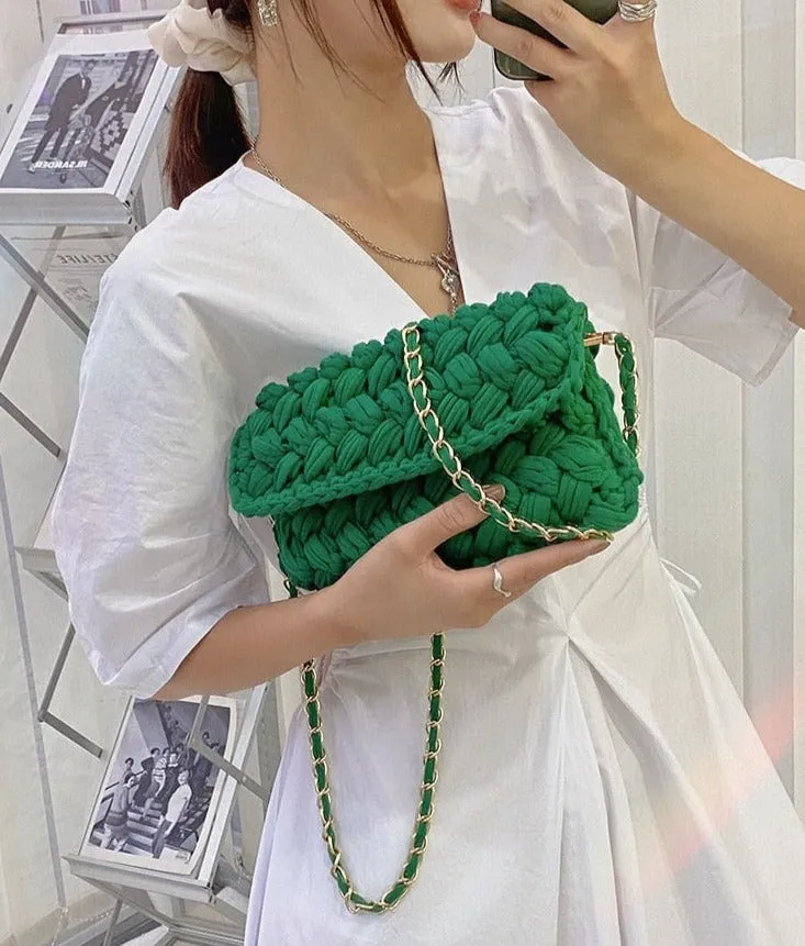 Going Out Woven Sling Purse | Woven bag | Sling Bag | Clutch Purse