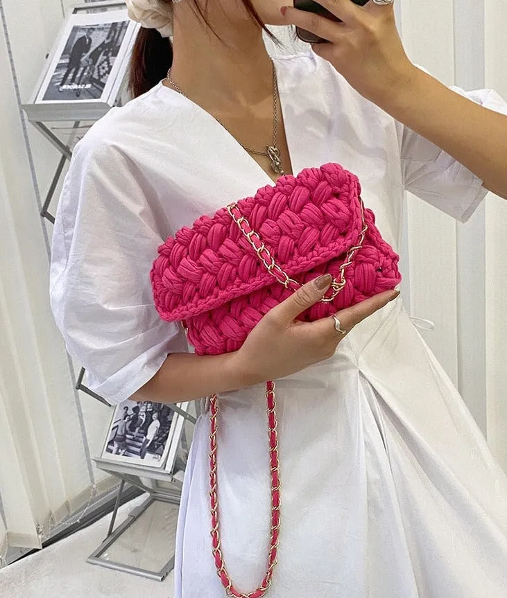 Going Out Woven Sling Purse | Woven bag | Sling Bag | Clutch Purse