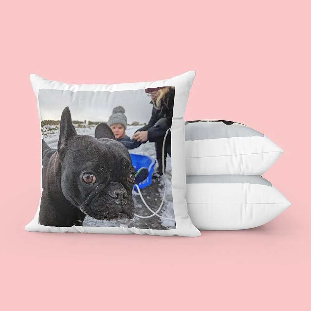 Hippowarehouse Personalised Cushion - Personalized with Any Text & Image (VARIOUS OPTIONS AVAILABLE) | Pillow, Cushion Cover, Infill, Sequil | Valentine's Magic Reveal