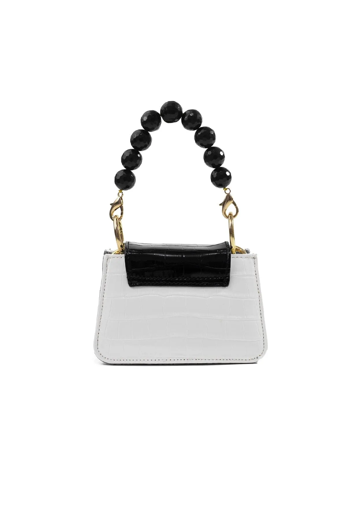 Horra Agate Top-Handle Leather Handbag