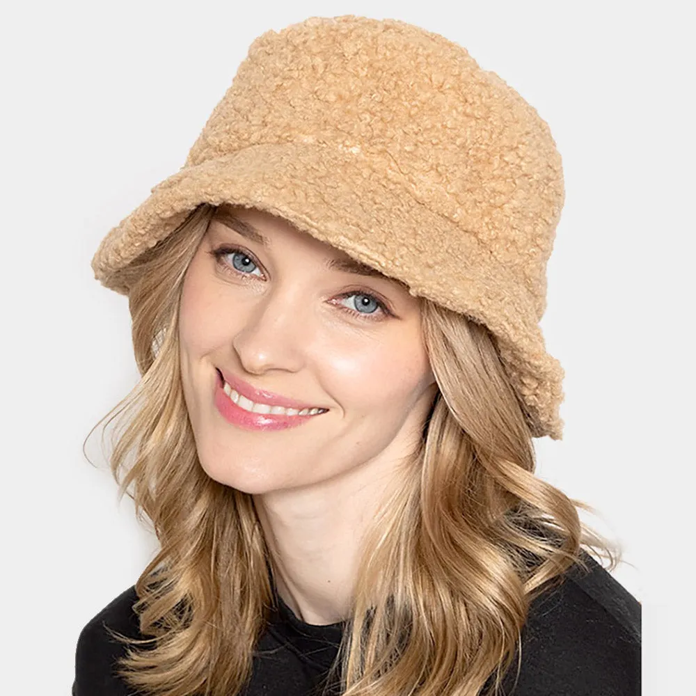 iLLASPARKZ Faux Fur Sherpa Bucket Hat