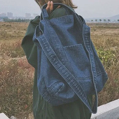 KIER Denim Hobo Bag | Shoulder Bag | Tote Bag