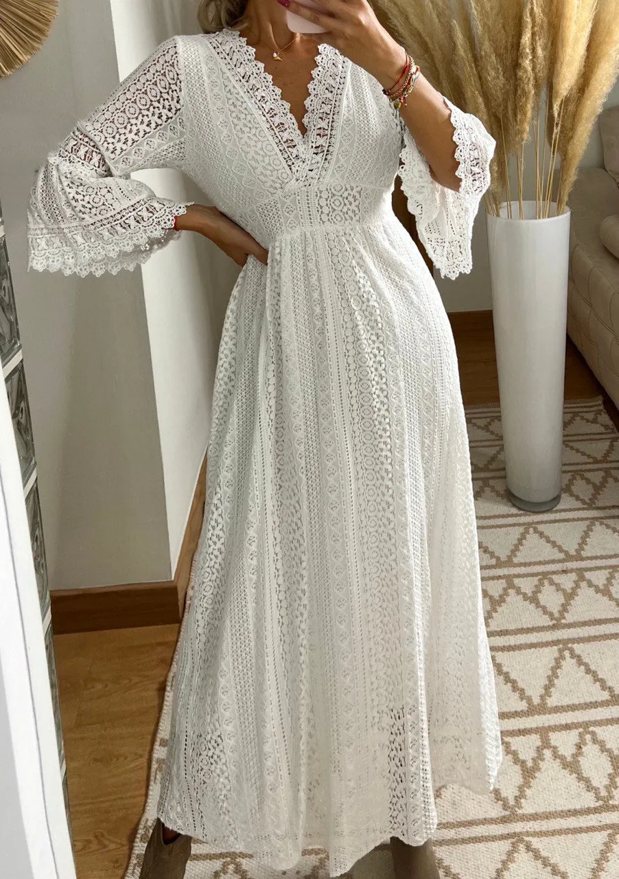 Lace Maxi Bohemian Dress