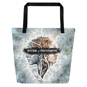 Large Tote Bag River of Thoughts