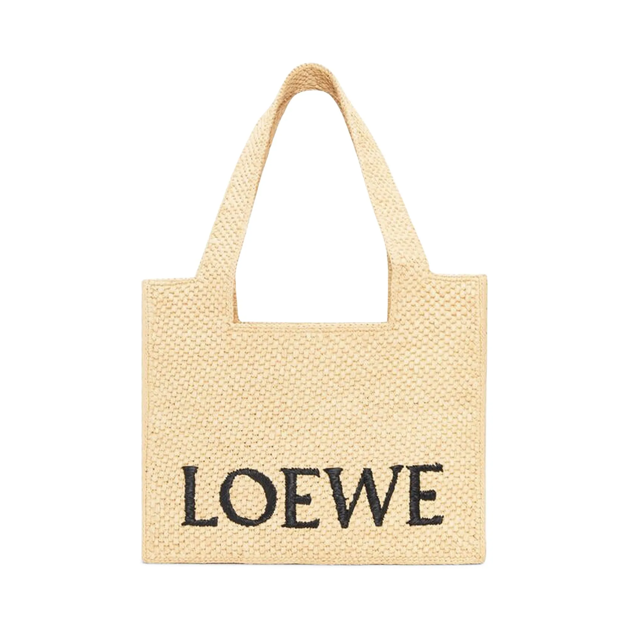 Loewe Font Medium Tote Bag, Natural