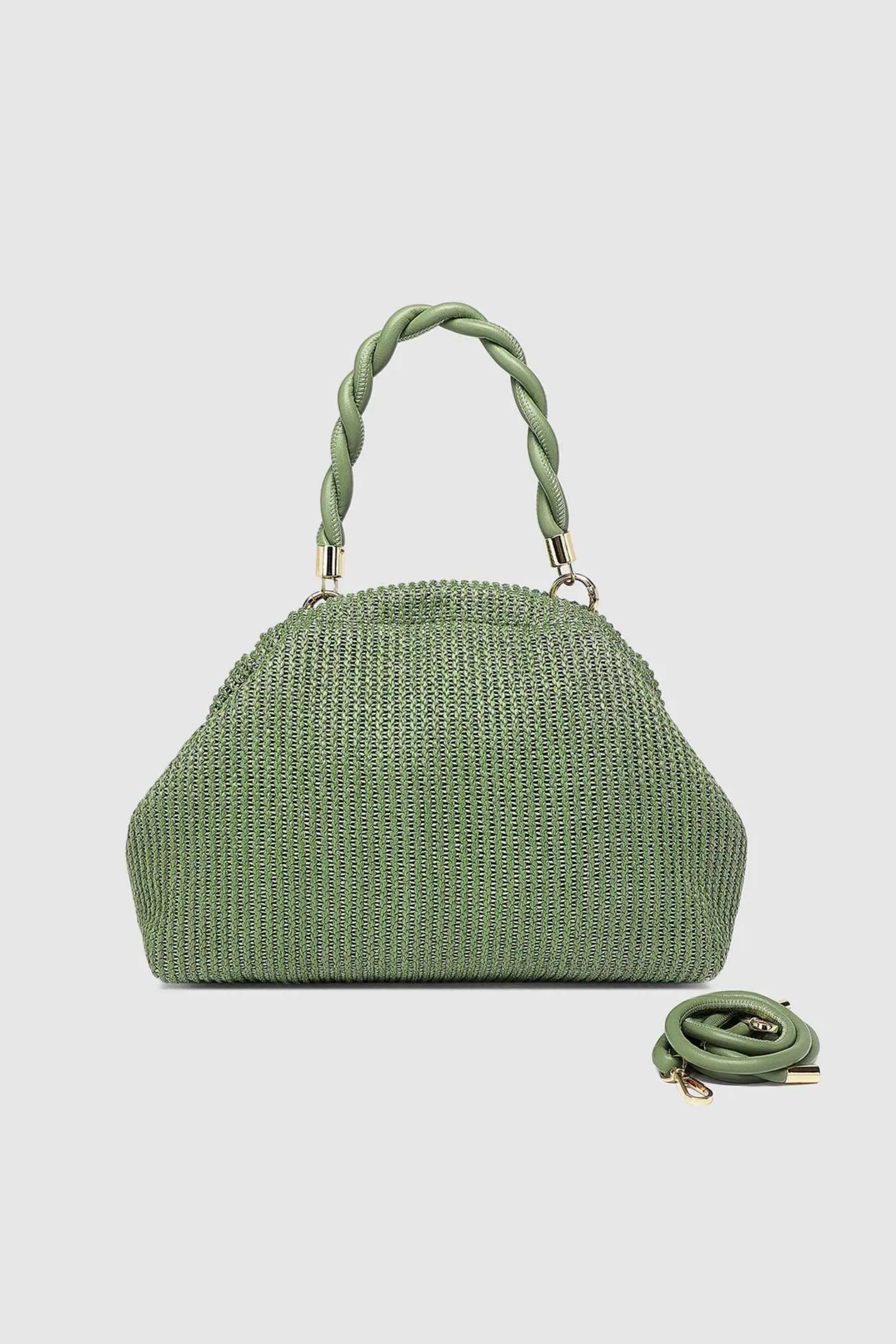 Lotus Clutch | Sage Green