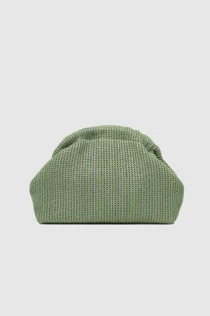 Lotus Clutch | Sage Green