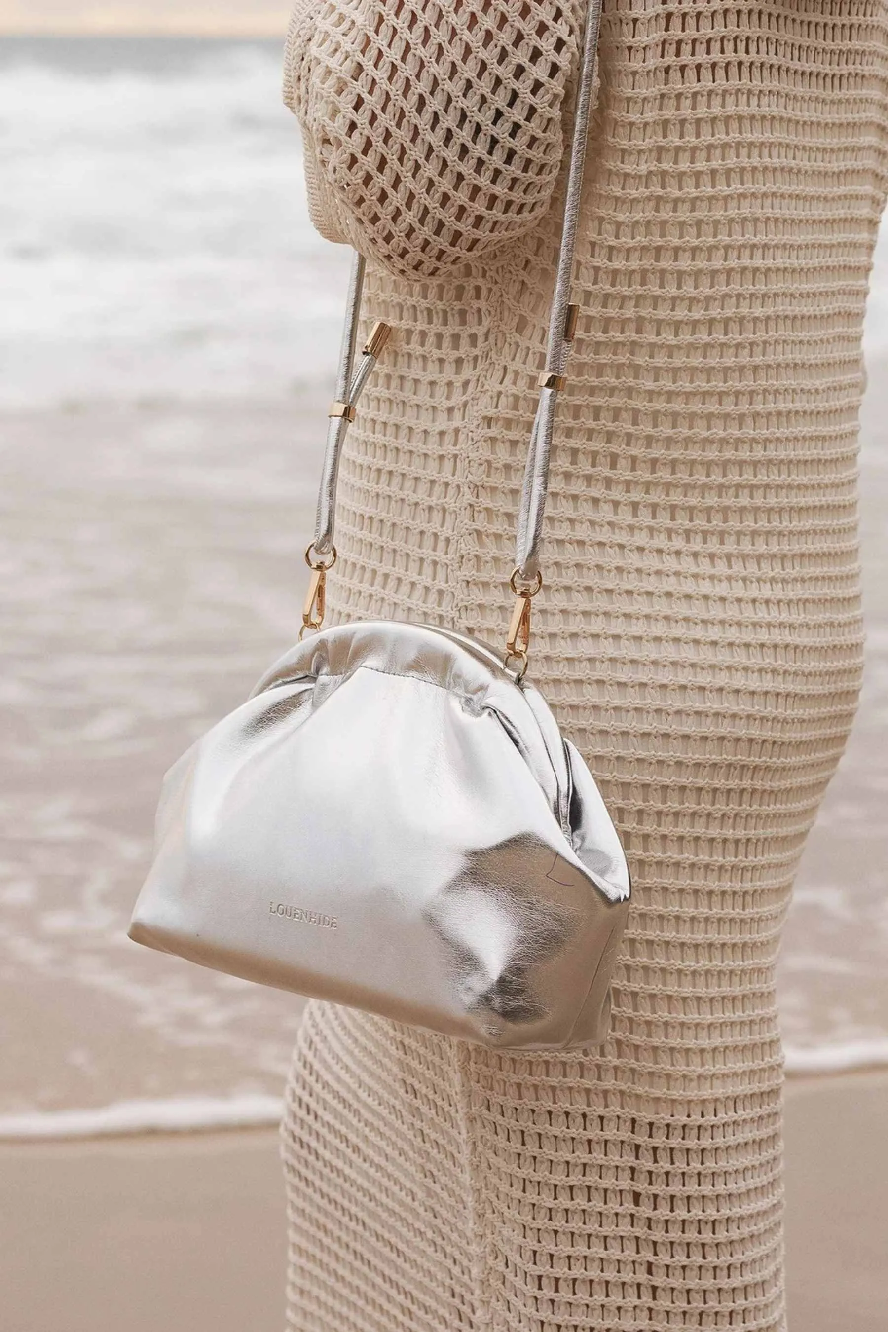 Lotus Clutch | Silver