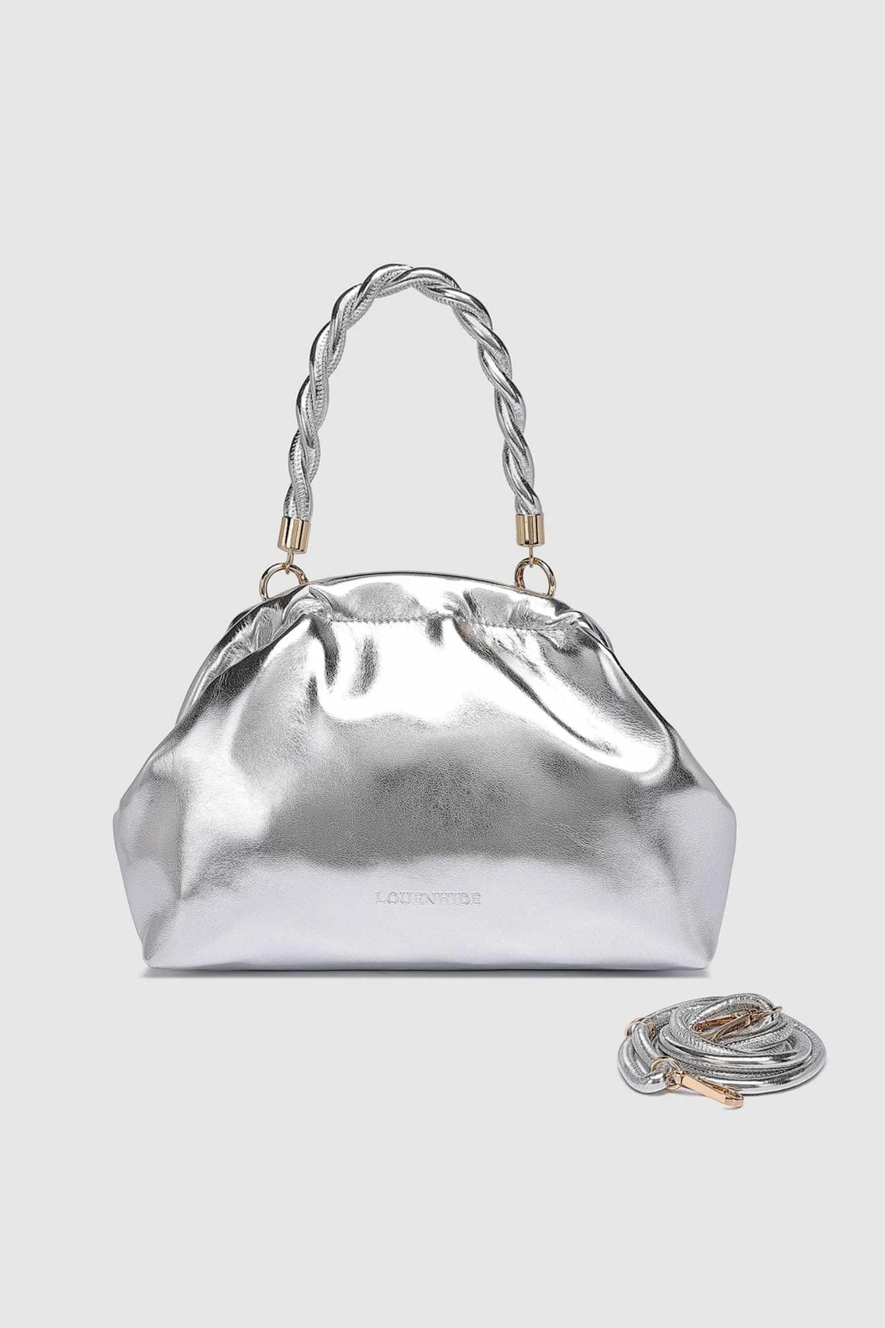 Lotus Clutch | Silver