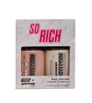Makeup Obsession - Dúo de esmalte de uas - So Rich