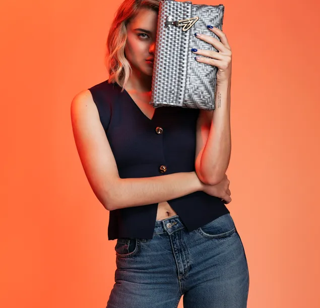 Maria Victoria | Selene DI | Upcycled, Handwoven, Clutch
