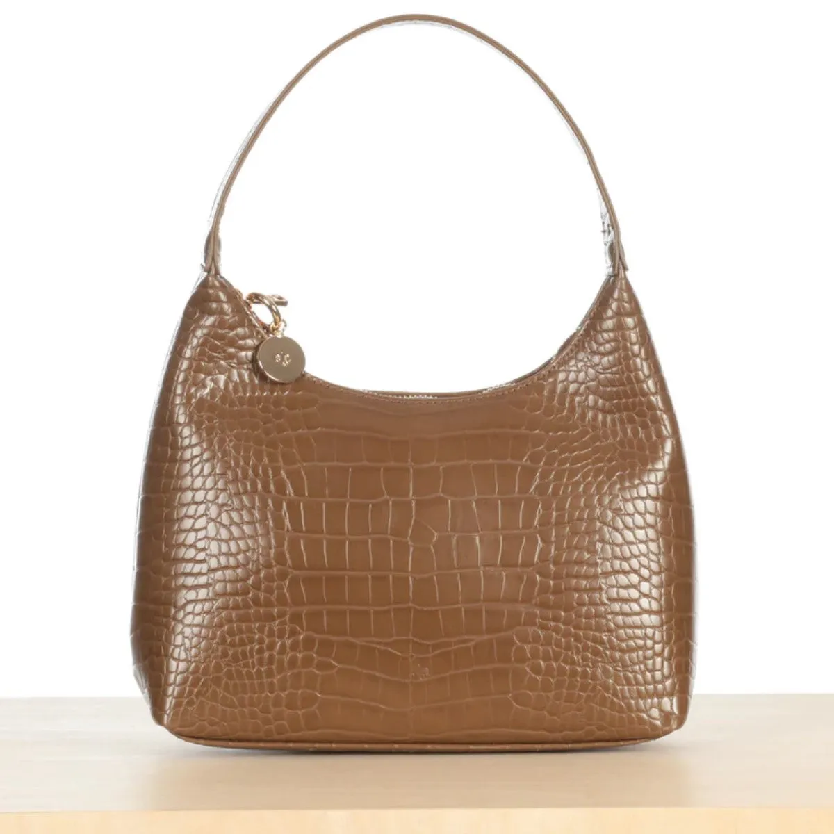 Marlo Bag (Chestnut Croc)