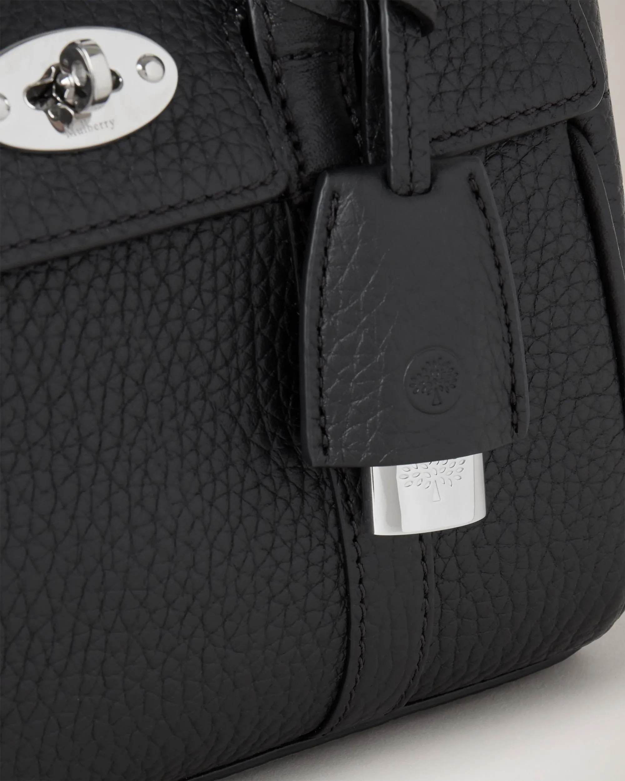 Mini Bayswater Heavy Grain (Black)