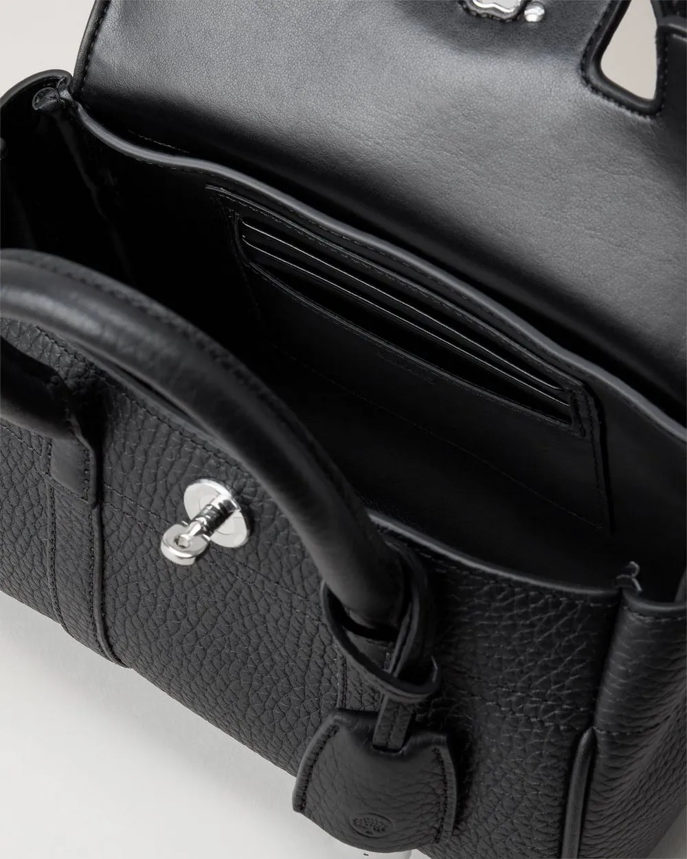 Mini Bayswater Heavy Grain (Black)