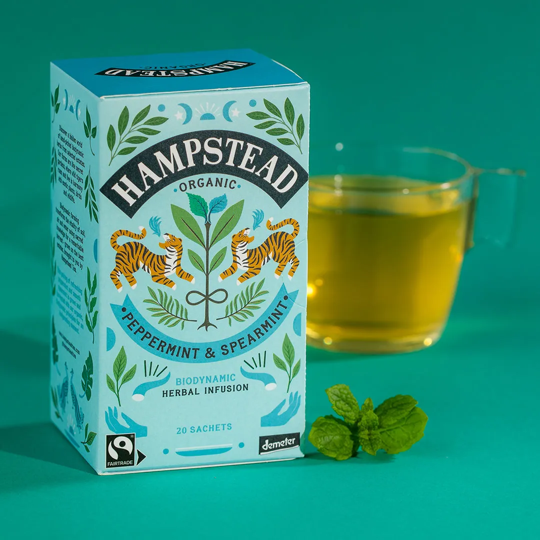 Organic Peppermint & Spearmint Tea Bags
