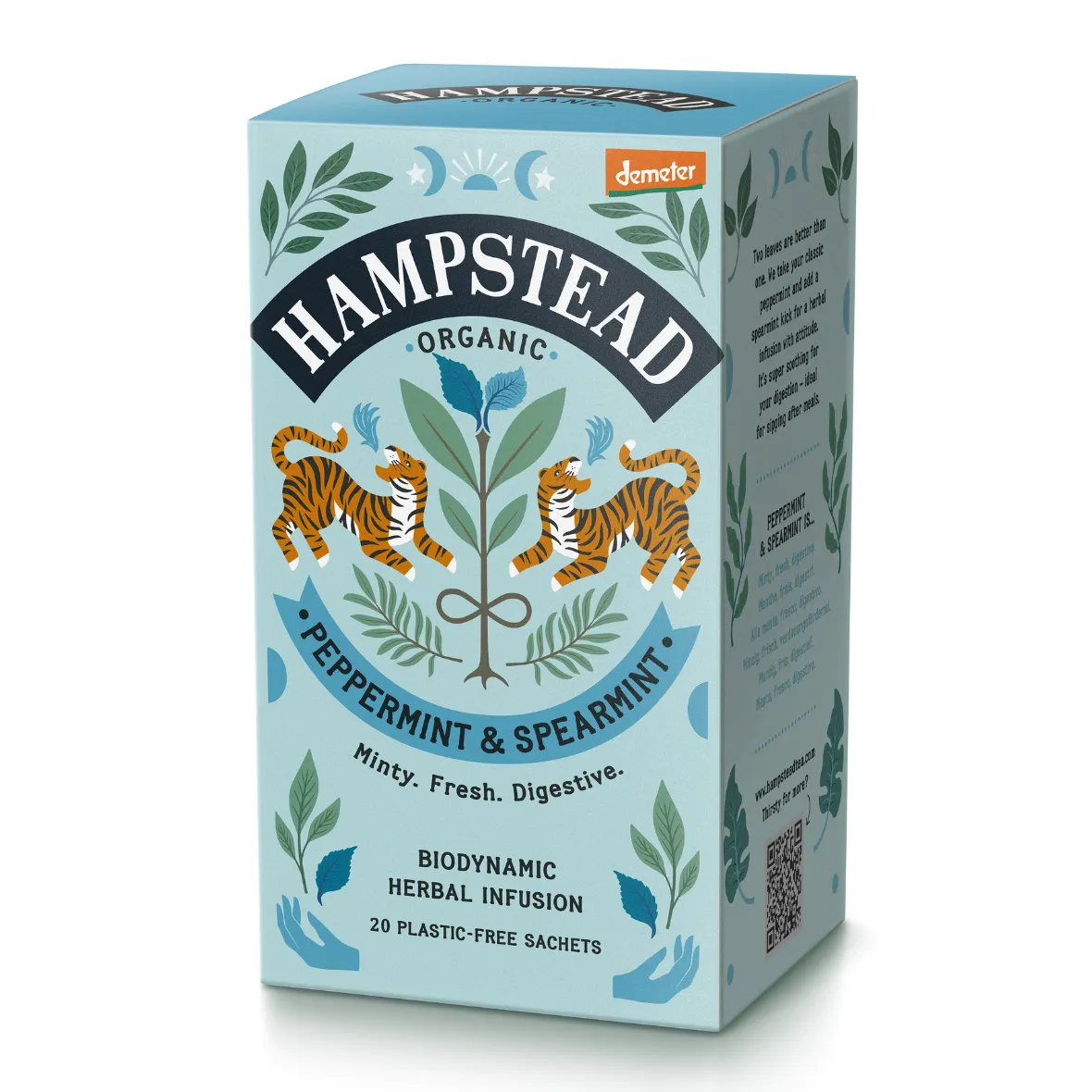 Organic Peppermint & Spearmint Tea Bags