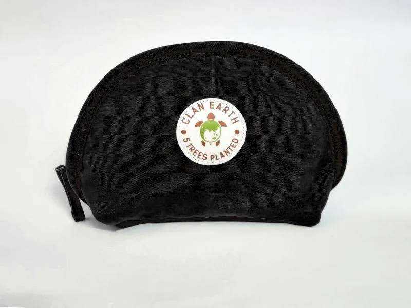 Pika Pouch - Plastic-free & Cruelty -free Organizer - Charcoal Black