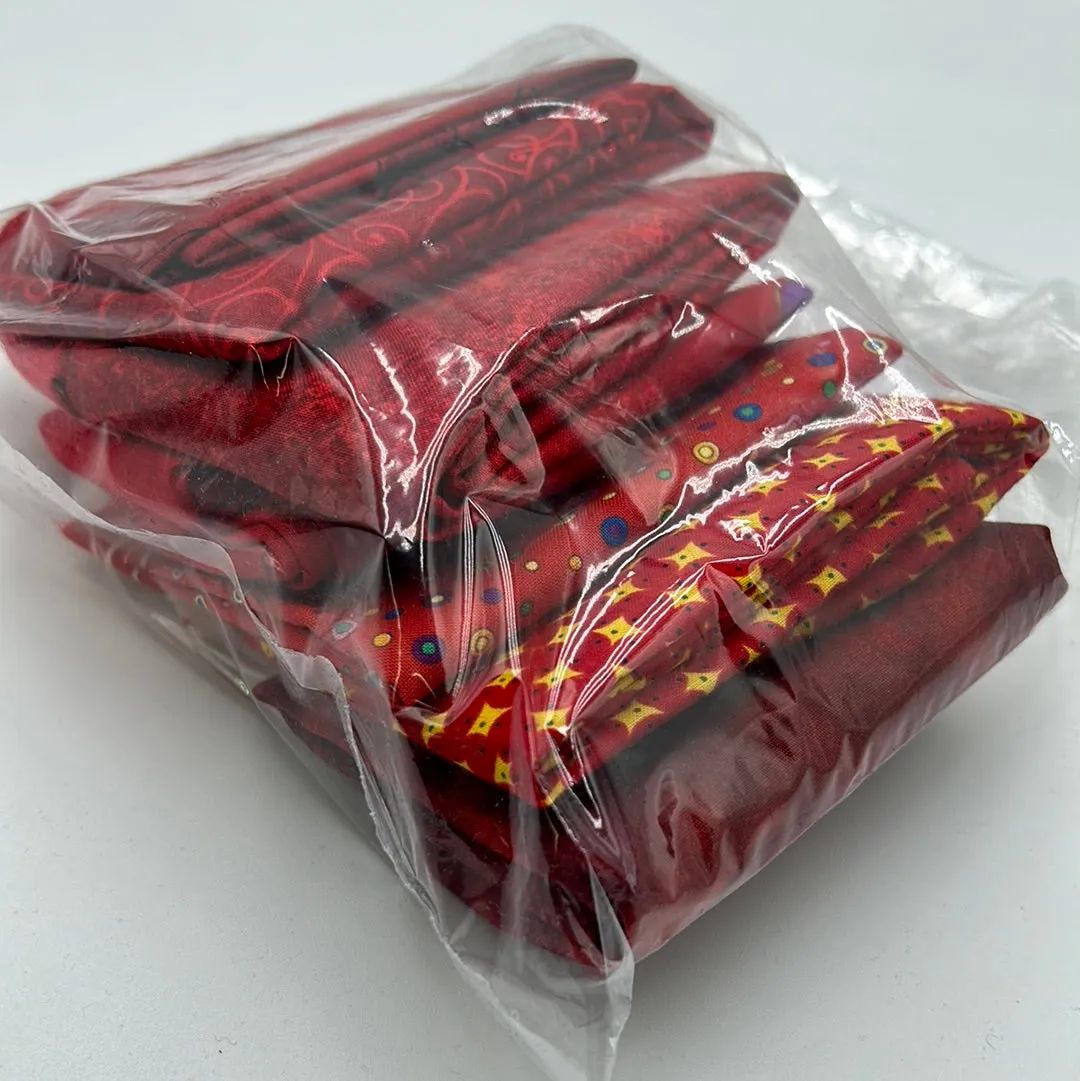 Quilting Scrap Bags, Shades of Red (WQC1742:1747)