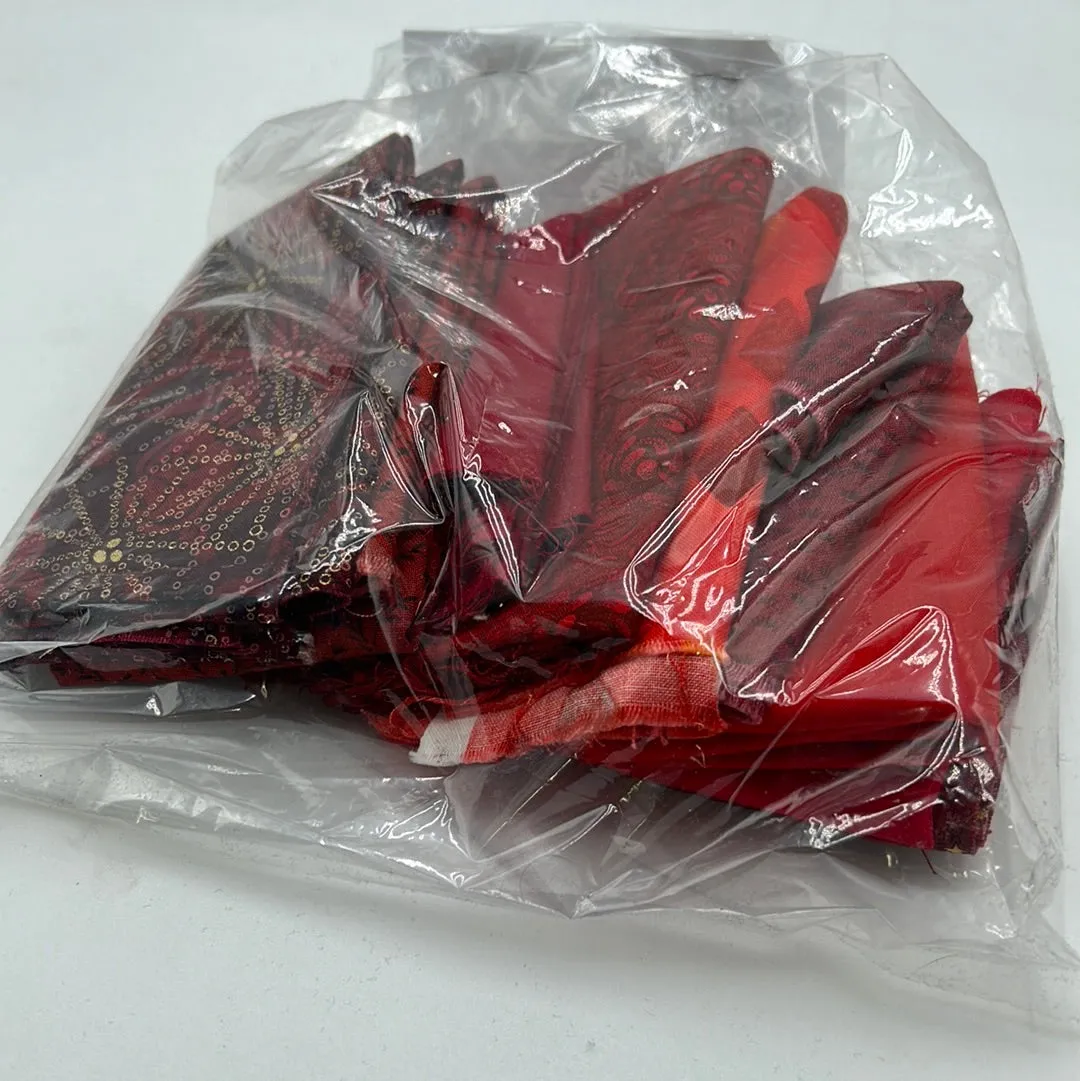 Quilting Scrap Bags, Shades of Red (WQC1742:1747)