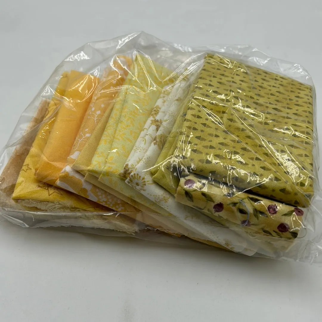 Quilting Scrap Bags, Shades of Yellow & Orange (WQC1748:1752)