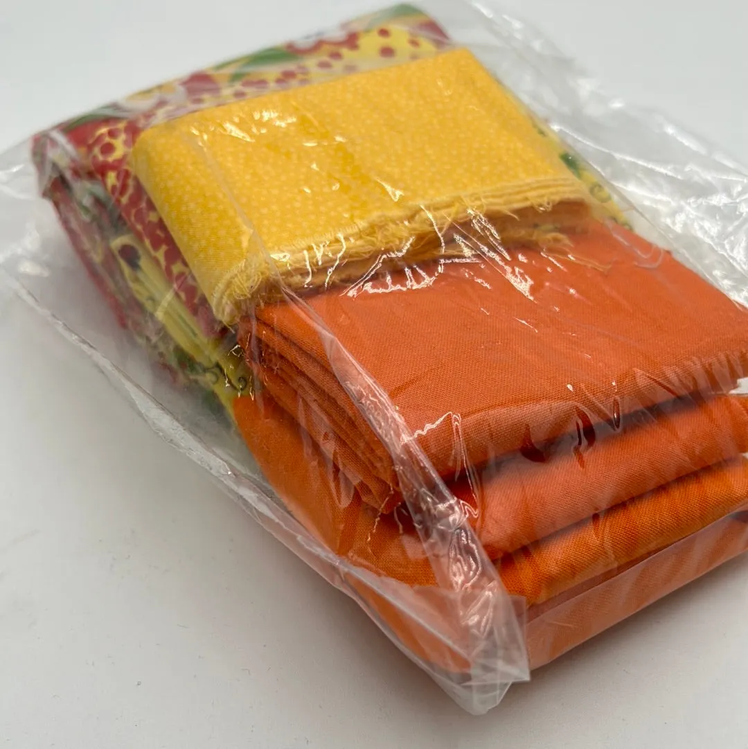 Quilting Scrap Bags, Shades of Yellow & Orange (WQC1748:1752)