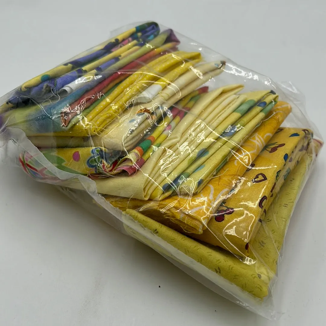 Quilting Scrap Bags, Shades of Yellow & Orange (WQC1748:1752)